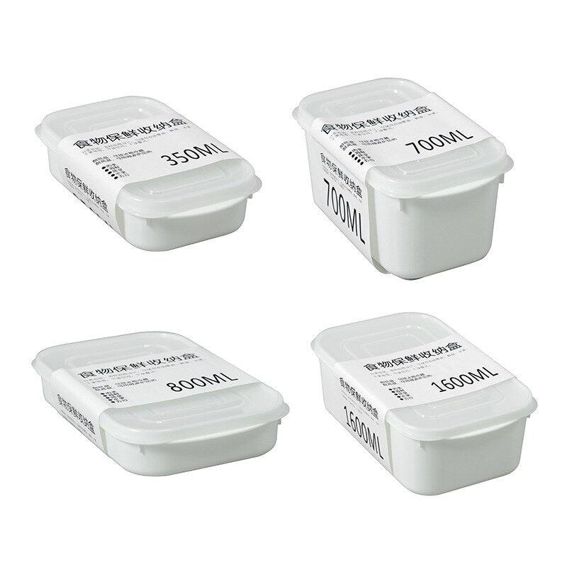 4 Sizes Kitchen Organizer Plastic Box Plastic Organizing Boxes Fridge Storage Organizer Home Food Storage Containers Organizers - Lily Depot