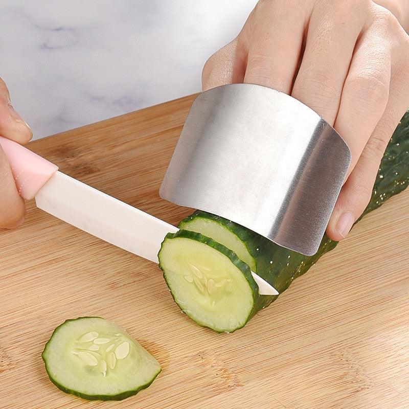 Stainless Steel Finger Guard Finger Hand Cut Hand Protector Knife Cut Finger Protection Tool Kitchen Cooking Knives Accessories - Lily Depot