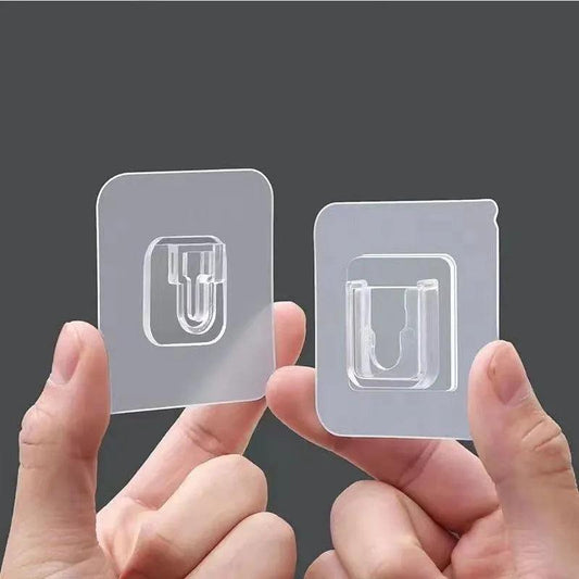 10/05/2 PCS Double-Sided Adhesive Wall Strong Hooks Hanger Suction Cup Sucker Wall Storage Holder For Kitchen Bathroom bedroom - Lily Depot