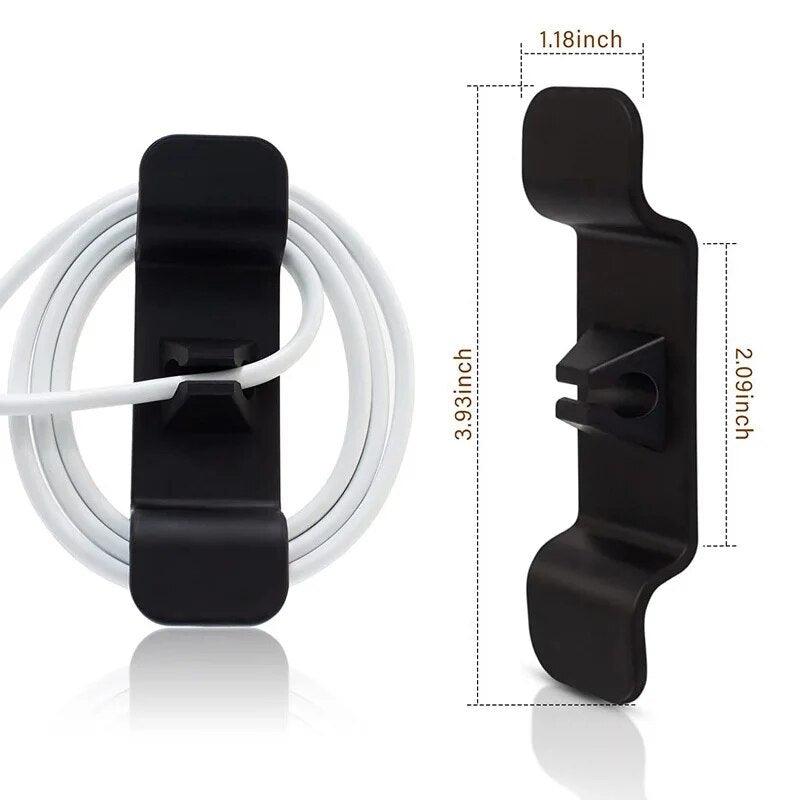 1/2/6/8Pcs Silicone Cord Wrapper Cable Management Clip Power Cable Holder for Office Kitchen Appliances Wire Winder Organizer - Lily Depot