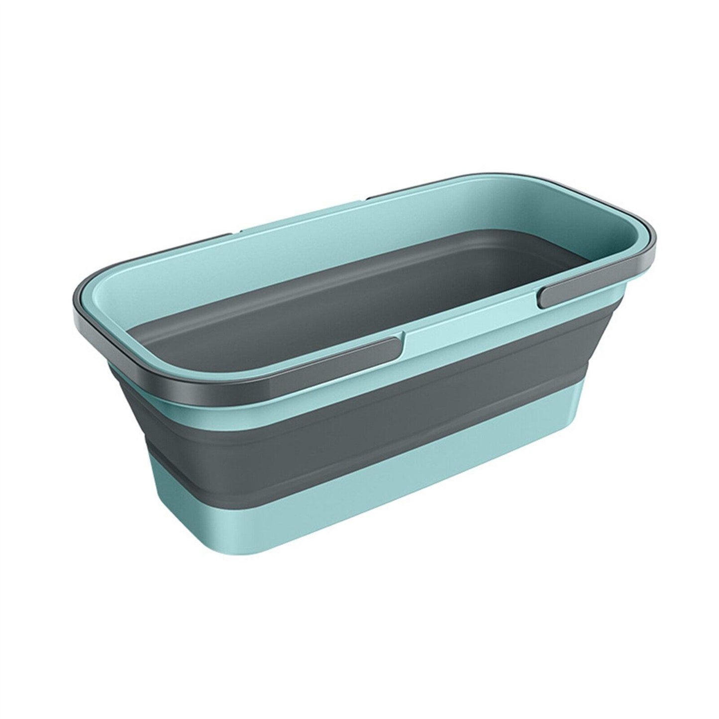 14L Foldable Mop Bucket Collapsible Portable Wash Basin Dishpan With Handle Fishing Pail Tools Large-capacity Barrel Effective - Lily Depot