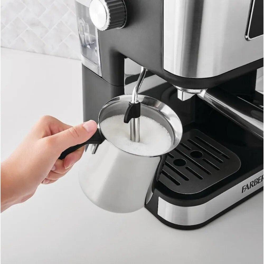 2023 New Farberware Dual Brew Coffee Makers, 10 Cup Coffee + Espresso,Black and Stainless Finish,Touchscreen,MODEL FW54100112159 - Lily Depot
