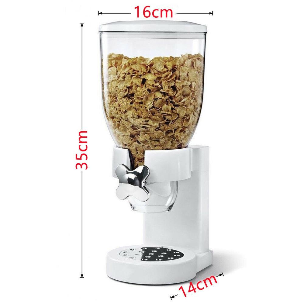 2/4L Large Cereal Dispenser Dry Food Oatmeal Grains Containers Nuts Storage Tank Container Nuts Candy Cans Kitchen Storage - Lily Depot