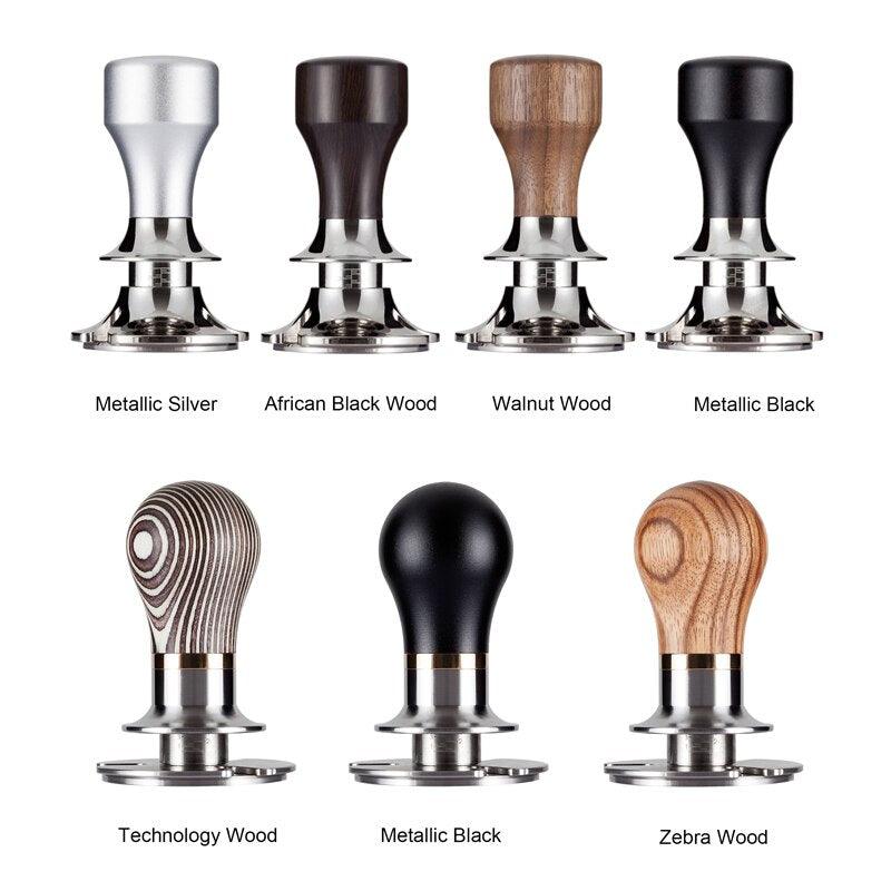 4 Sizes Coffee Tamper Powder Hammer Pressed with Anti Pressure Deviation Distributor Adjustable Depth Tamper Coffee Accessories - Lily Depot