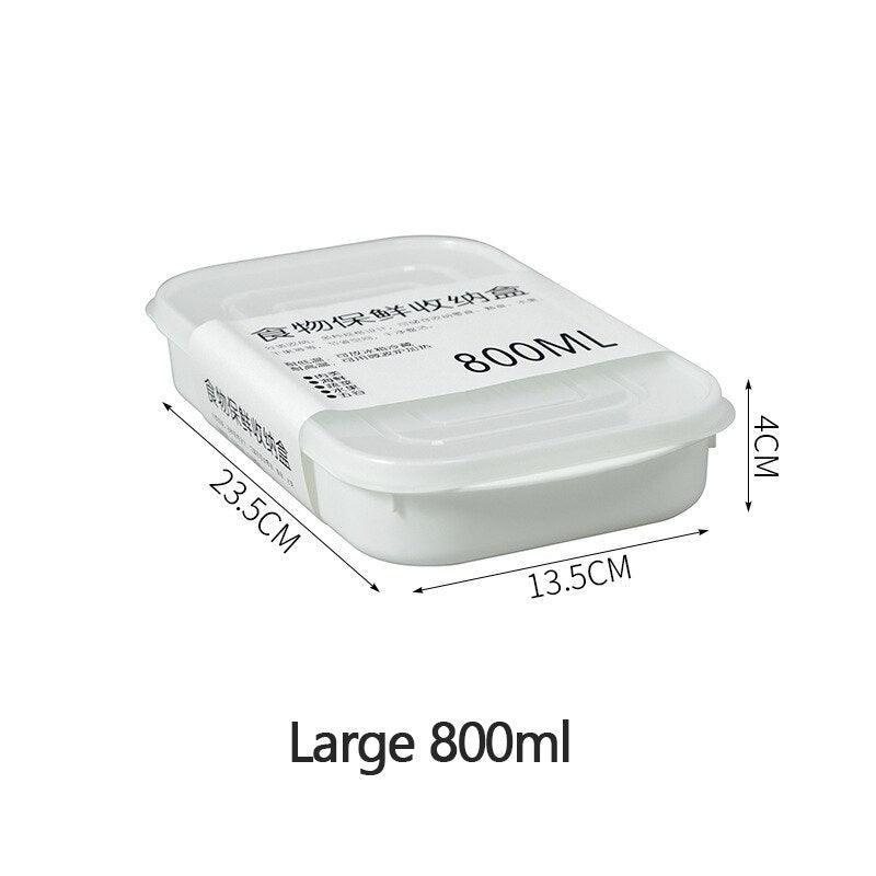 4 Sizes Kitchen Organizer Plastic Box Plastic Organizing Boxes Fridge Storage Organizer Home Food Storage Containers Organizers - Lily Depot