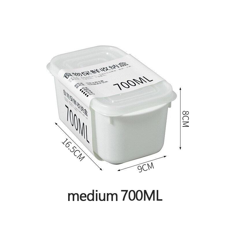 4 Sizes Kitchen Organizer Plastic Box Plastic Organizing Boxes Fridge Storage Organizer Home Food Storage Containers Organizers - Lily Depot