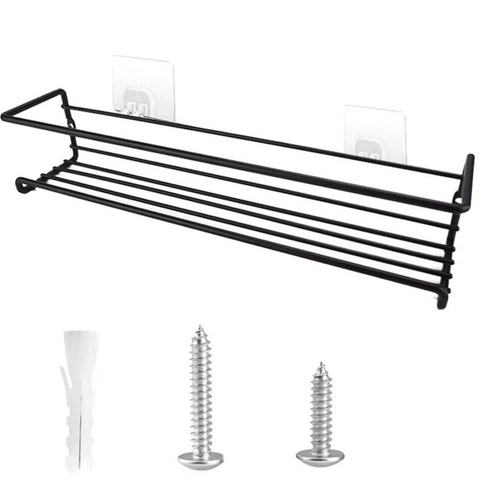 4/1PCS Spice Rack Organizer Wall Mount Storage Racks Space Saving Metal Seasoning Racks Kitchen Cabinet Door Spice Jar Organizer - Lily Depot