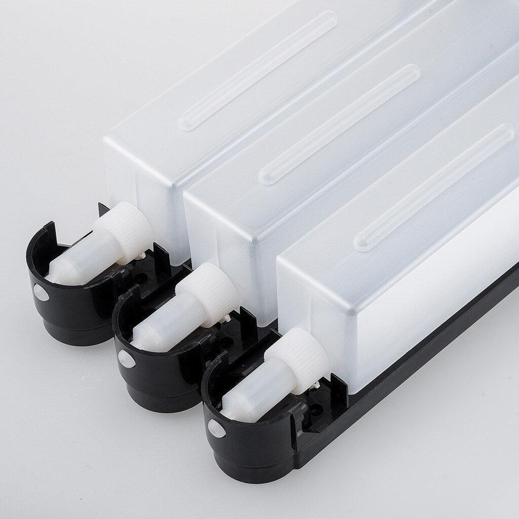 420ML Wall Mounted Soap Dispenser Manual Press Liquid Soap Dispenser Shampoo Shower Gel Detergent Dispenser for Bathroom Hotel - Lily Depot