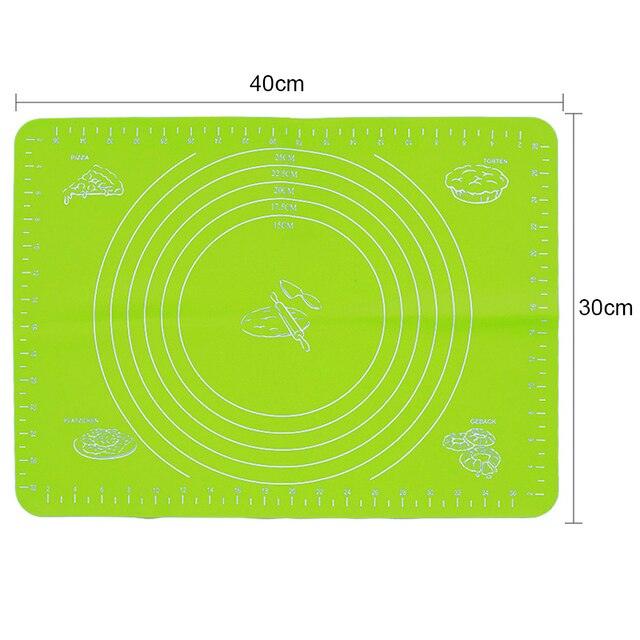 45x60cm Non-Stick Silicone Pad Baking Sheet Cupcake Dessert Soap Rolling Kneading Mat Baking Mat Scale Pastry Fondant Mat Tools - Lily Depot