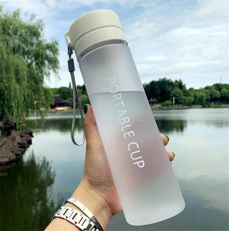 600/800ML BPA Free Leak Proof Water bottle Portable Sports Climbing Hiking Direct Drinking Bottle - Lily Depot