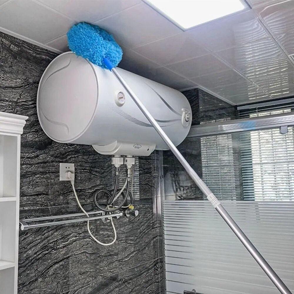 Adjustable Circular Dust Duster Portable Scalable Household Cleaning Brush Ceiling Fan Cabinet Duster Accessories Dust Cleaner - Lily Depot
