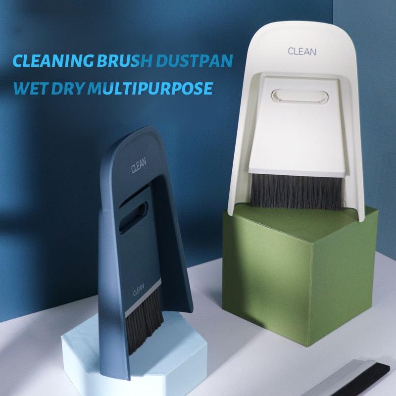 Bar Cleaning Brush Dustpan Set Wet dry multipurpose Broom Dustpan Desktop Coffee Grinder Cleaning Brush mini Cleaning Brush - Lily Depot