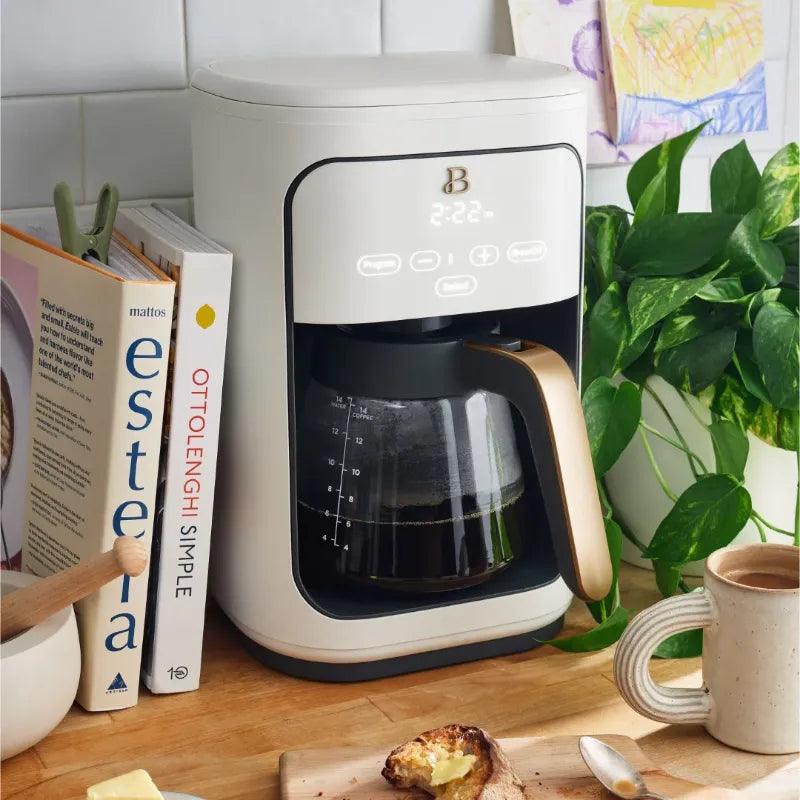 Beautiful 14 Cup Programmable Touchscreen Coffee Maker - Lily Depot