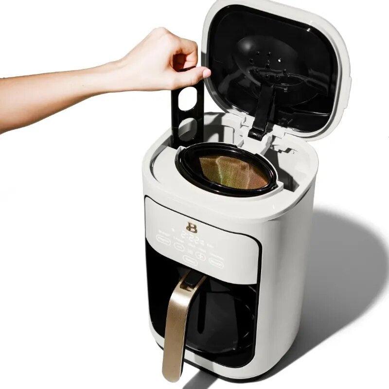 Beautiful 14 Cup Programmable Touchscreen Coffee Maker - Lily Depot