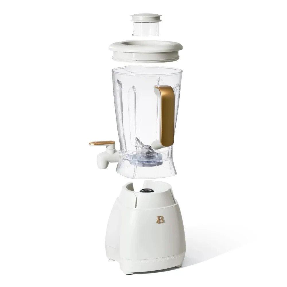 2023 New Beautiful Slush Crush 60 Oz 4-Speed Frozen Drink Maker, White Icing By Drew Barrymore - Lily Depot