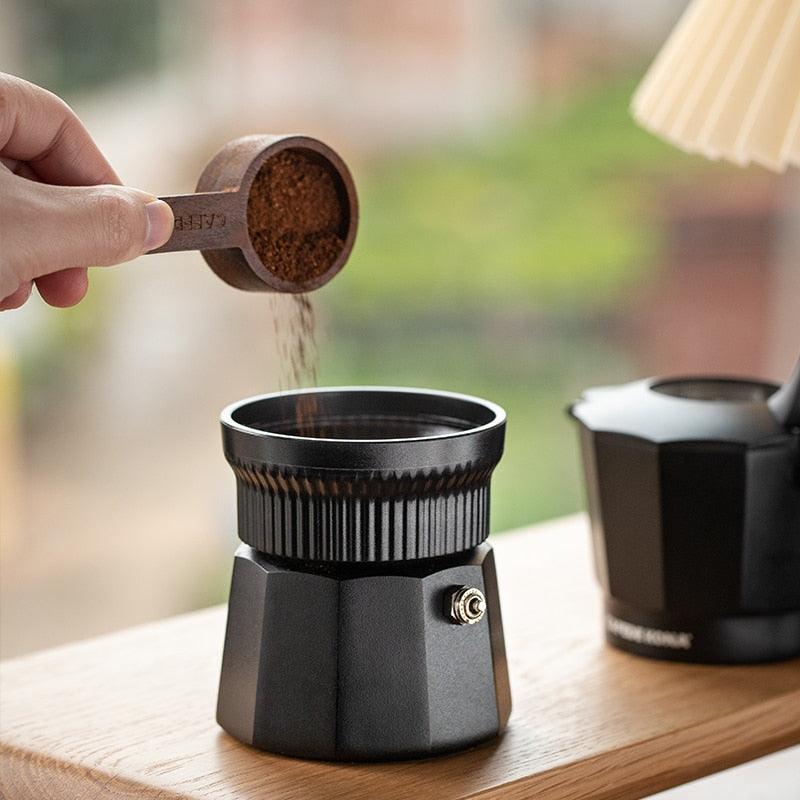 CAFEDE KONA Moka Pot Distributor Work For CAFEDE KONA 2cups / 4 Cups Moka Pot Household Espresso Maker Auxiliary Tool - Lily Depot