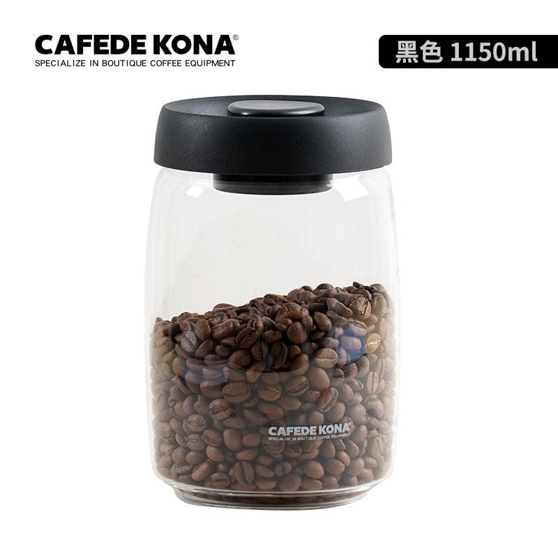 CAFEDEKONA Glass Canister Vacuum Glass Sealed Tank Borosilicate Glass Storage Jar With Lid Food Storage Jar Kitchen Storage Box - Lily Depot