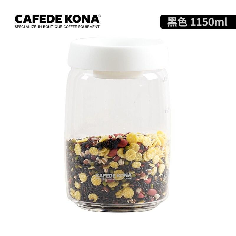 CAFEDEKONA Glass Canister Vacuum Glass Sealed Tank Borosilicate Glass Storage Jar With Lid Food Storage Jar Kitchen Storage Box - Lily Depot