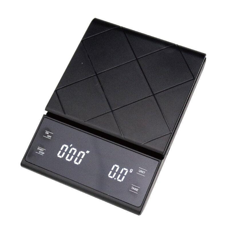 CAFEDEWINNER hand drip coffee scale 0.1g/3kg precision sensors kitchen food scale with Timer include Waterproof Protective pad - Lily Depot