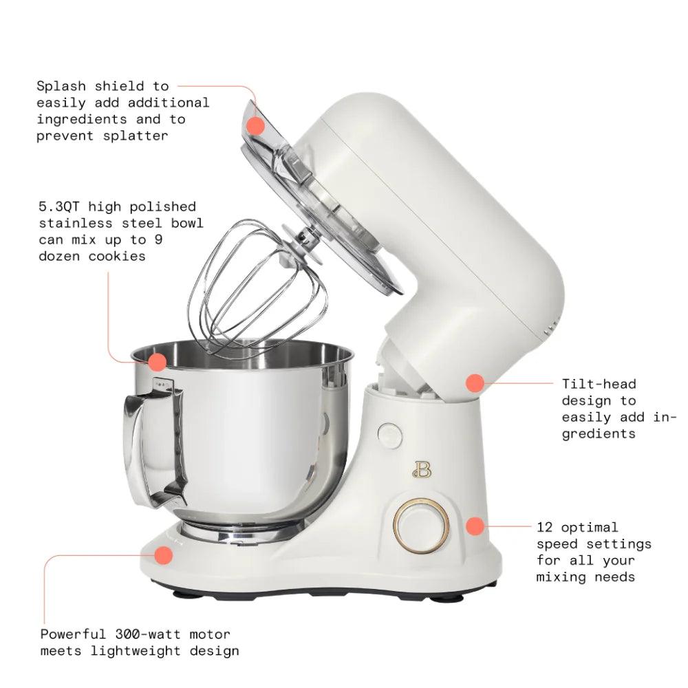 Capacity Lightweight & Powerful Tilt-Head Stand Mixer Dough mixer - Lily Depot