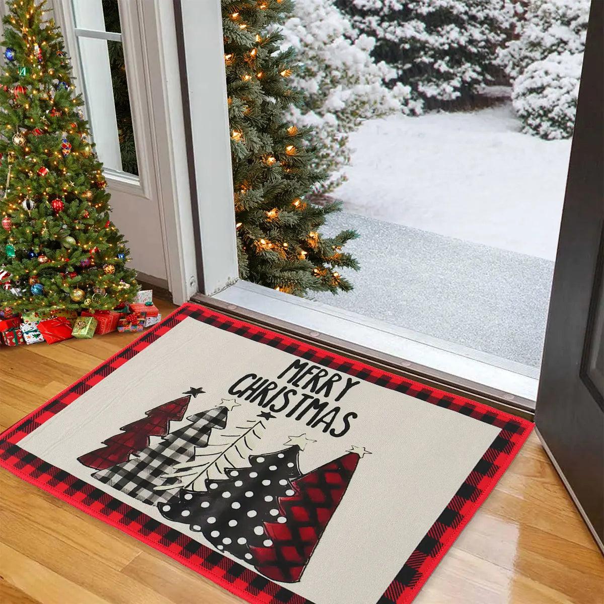 Christmas Doormat Merry Christmas Decorations For Home 2023 Navidad Kerst Natal Noel Xmas Table Ornaments Decor New Year 2024 - Lily Depot