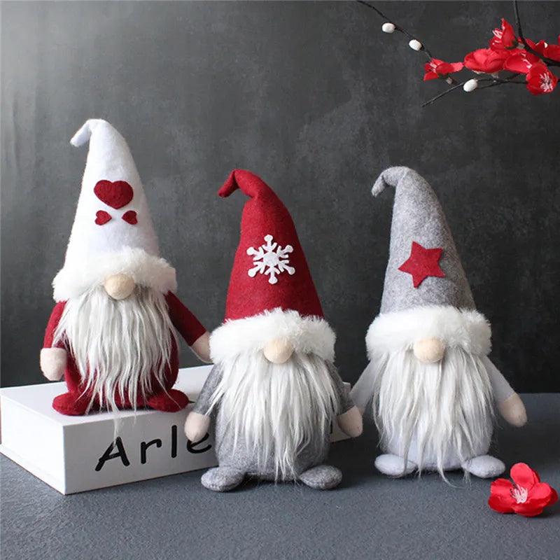 Christmas Faceless Gnome Santa Doll Xmas Tree Hanging Ornament Decoration For Home Pendant Gifts Ornaments Party Supplies - Lily Depot