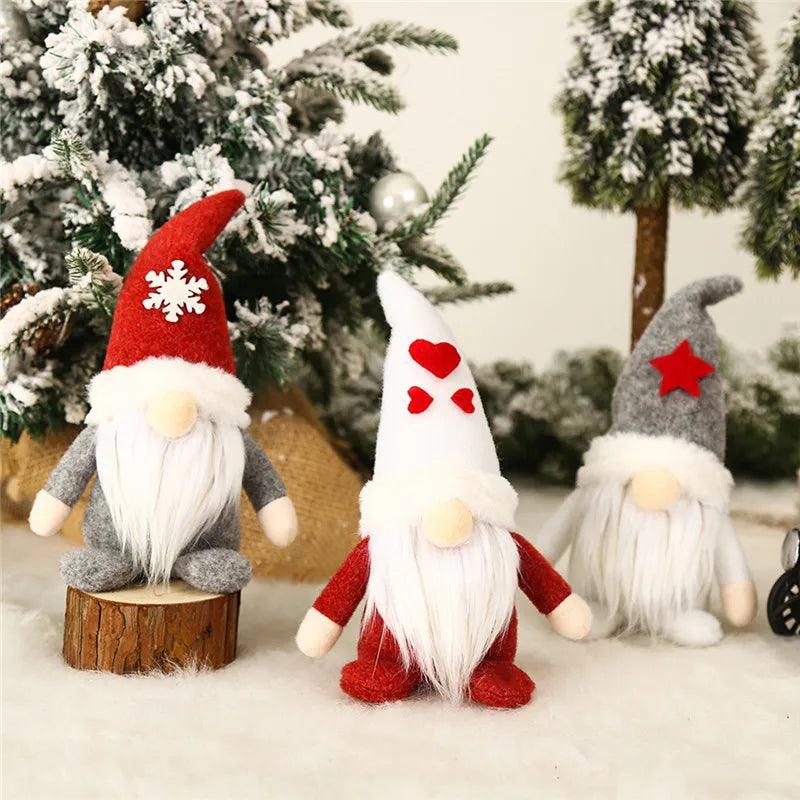 Christmas Faceless Gnome Santa Doll Xmas Tree Hanging Ornament Decoration For Home Pendant Gifts Ornaments Party Supplies - Lily Depot