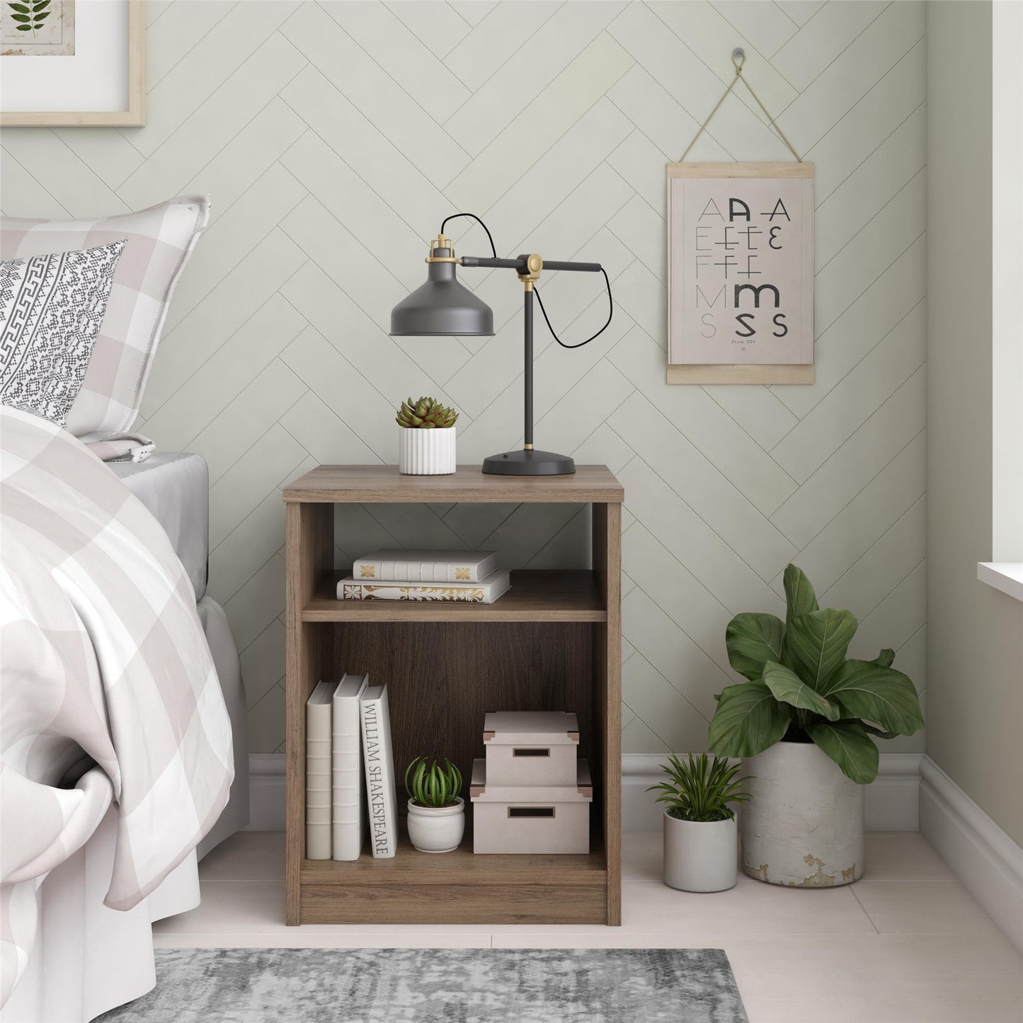 Classic Nightstand, White nightstand furniture bedroom small cabinet night stands for bedroom - Lily Depot