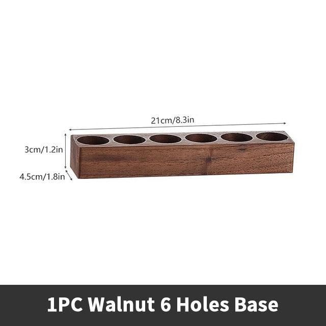 Coffee Beans Storage Container Tube Display Rack Tea Bottle Glass Single Dose Espresso Accessory Coffeware Set Barista Tool Gift - Lily Depot