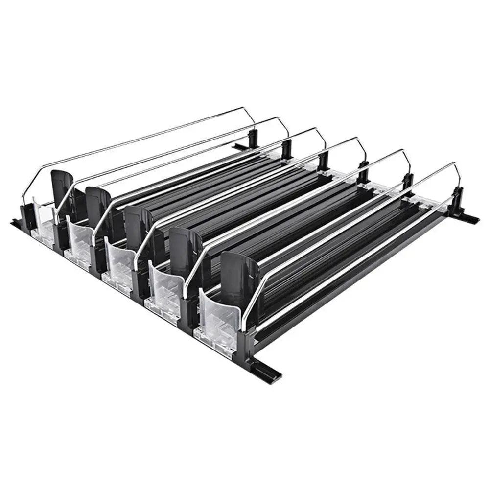 Drink Organizer Pusher Refrigerator Automatic Beverage Propeller Freezer Drinks Thruster Cans Bottles Shelf Rack Dispenser - Lily Depot