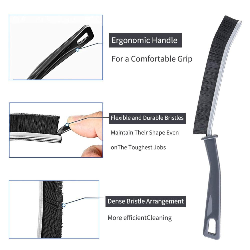 Durable Grout Cleaner Brush Household Tile Joints Scrubber Stiff Bristles Small Tile Grout Cleaning Brush for Shower Floor Lines - Lily Depot