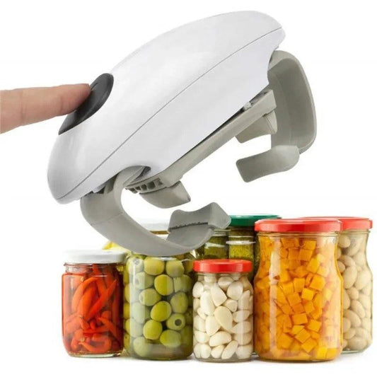Electric Can Opener Smooth Edge Practical Automatic Jar Bottle Openers Home Kitchen Battery Operated Handheld Tin Can 0pener - Lily Depot