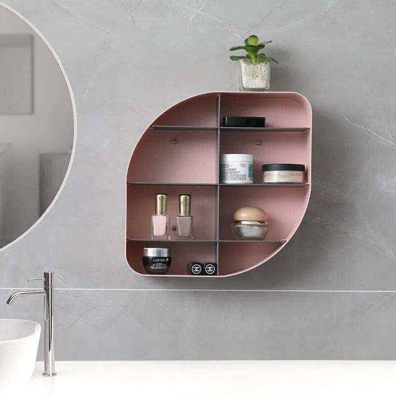 European style seamless wall storage rack bedroom kitchen living room multifunctional storage irregular multi-lattice rack - Lily Depot