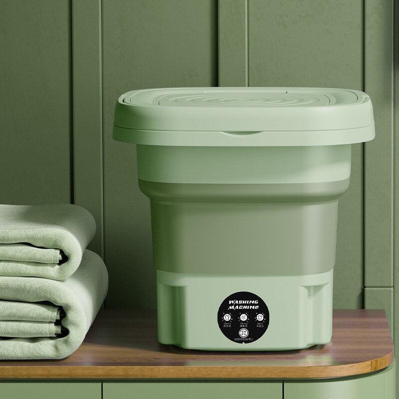 Foldable Mini Washing Machine 8L Socks Underwear Panties Retractable Home Portable Washing Machine 3 Models With Spinning Dry - Lily Depot