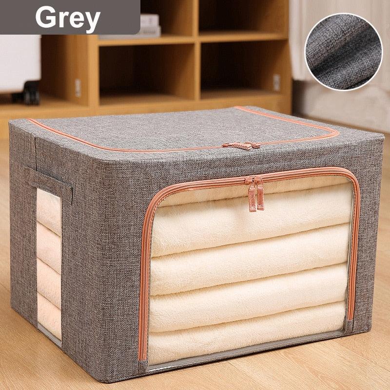 Foldable Storage Organizers Clothes Blanket Quilt Organizer Box Large Capacity Closet Sweater Storage Clothes Cabinet Organizer - Lily Depot