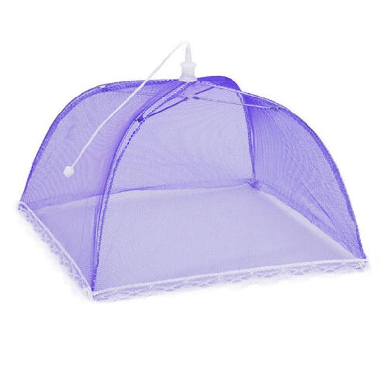 Food Cover Large Pop-Up Mesh Screen Food Cover Tent Dome Net Umbrella Picnic Home Kitchen Folded Mesh Anti Fly Mosquito Umbrella - Lily Depot