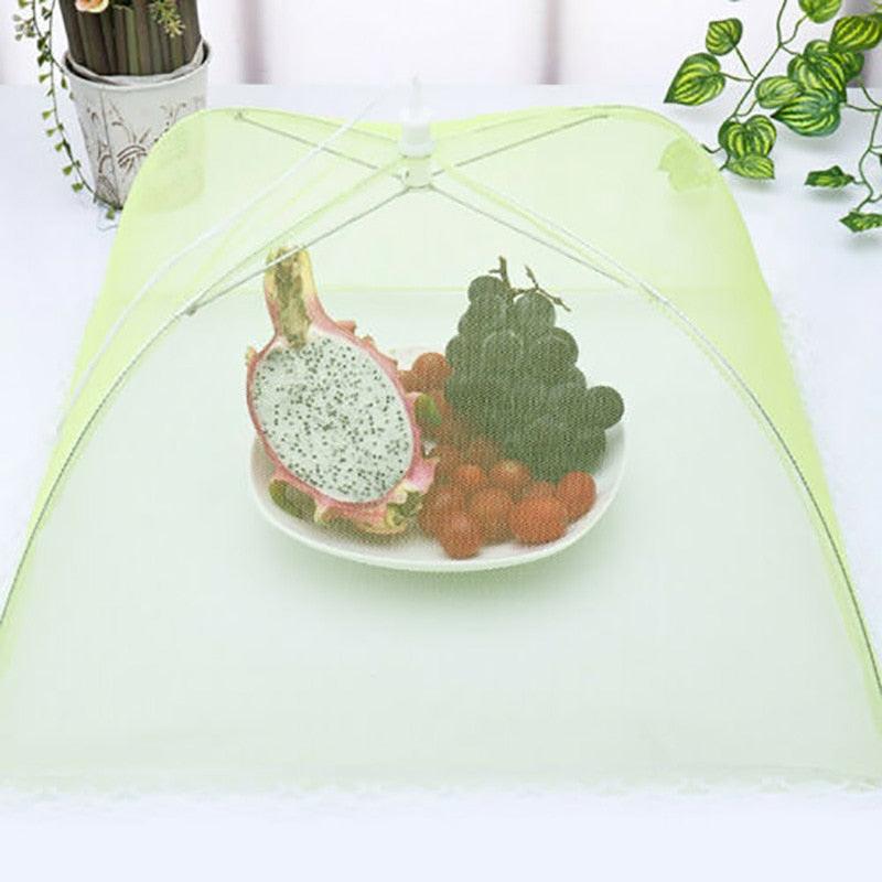 Food Cover Large Pop-Up Mesh Screen Food Cover Tent Dome Net Umbrella Picnic Home Kitchen Folded Mesh Anti Fly Mosquito Umbrella - Lily Depot