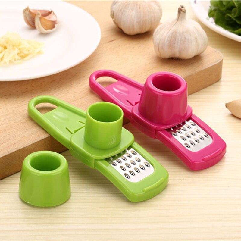 Household Garlic Peeler Functional Ginger Garlic Press Grinding Grater Planer Slicer Cutter Cooking Tool Kitchen Accessories - Lily Depot