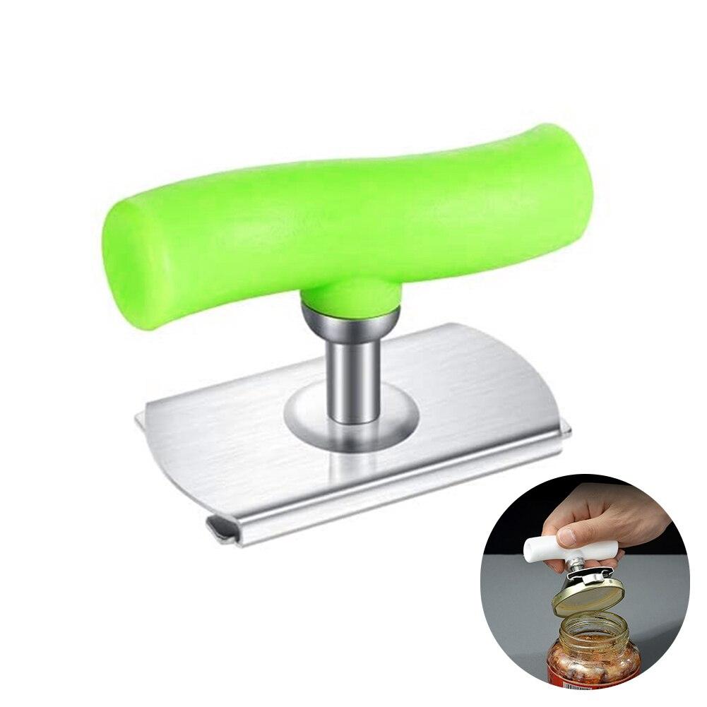 Can Opener Tools Cap Lid Easy Gadget Manual Can Jar Opener Adjustable Stainless Steel Lids off Bottle Twist 1-3.7 Inches Kitchen - Lily Depot