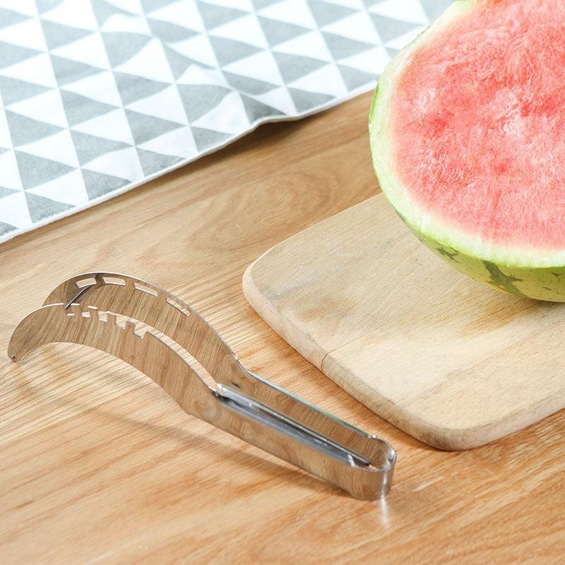 Kitchen accessories gadgets 304 stainless steel watermelon crafts slicer knife core fruit and vegetable tools - Lily Depot