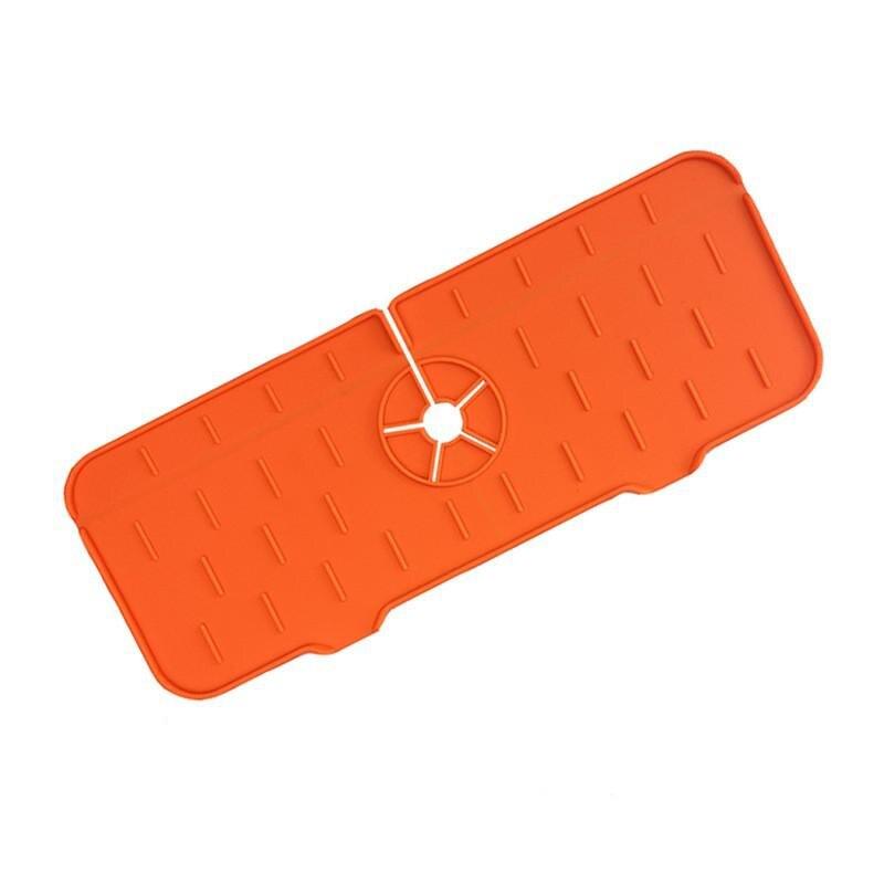 Kitchen Faucet Absorbent Mat Sink Splash Guard Silicone Drainage Mat Drying Pad Kitchen Bathroom Countertop Protection Mat - Lily Depot