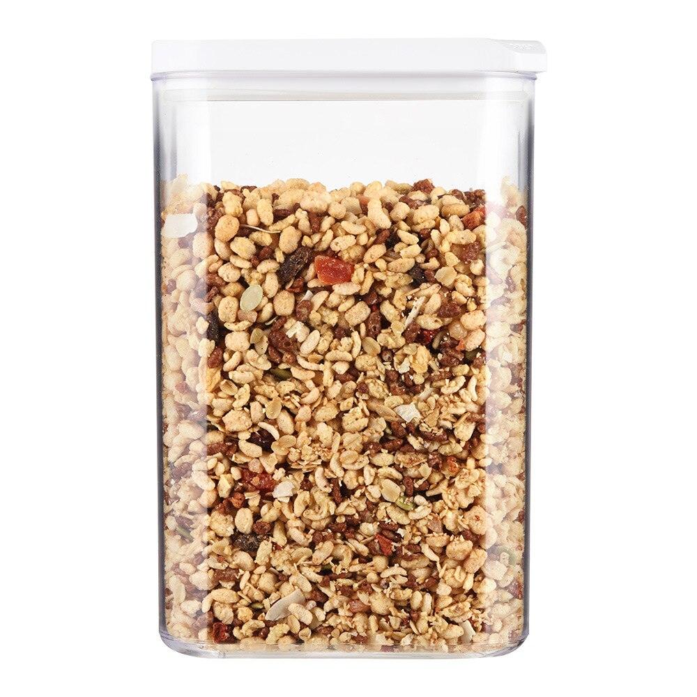 Kitchen Plastic Food Storage Container Refrigerator Food Organizer Noodle Box Multigrain Storage Tank Transparent Sealed Cans - Lily Depot