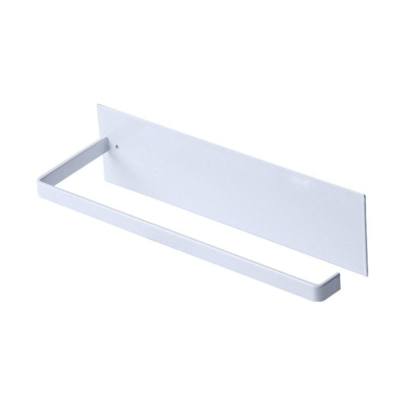 Kitchen Self-Adhesive Roll Rack Paper Towel Holder Tissue Hanger Rack Nail-Free Cabinet Shelf Sundries Accessories - Lily Depot