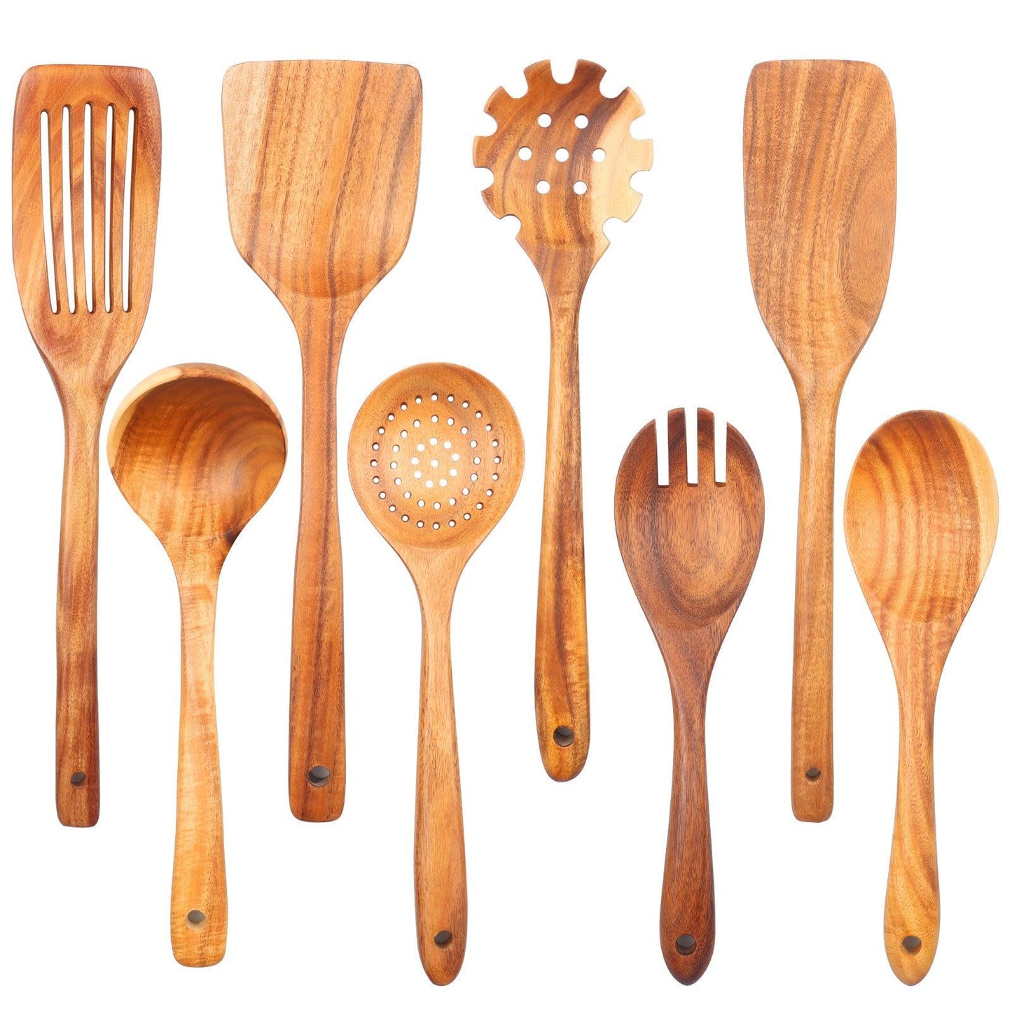Kitchen Sets Wooden Kitchen Utensils Cooking Wooden Spoons Wooden Spoons Soup Utensils Kitchen Cooking Sets Cooking Gifts - Lily Depot