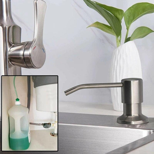 Kitchen Sink Soap Dispenser Extension Tube Kit Replacement for Kitchen Sink Metal Under Deck Counter in Sink Mounted - Lily Depot