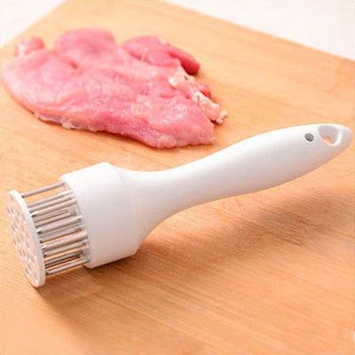 Kitchen stainless steel gadget meat tenderizer needle steak pork chops loose household meat hammer Food Cooking Meat Tool - Lily Depot