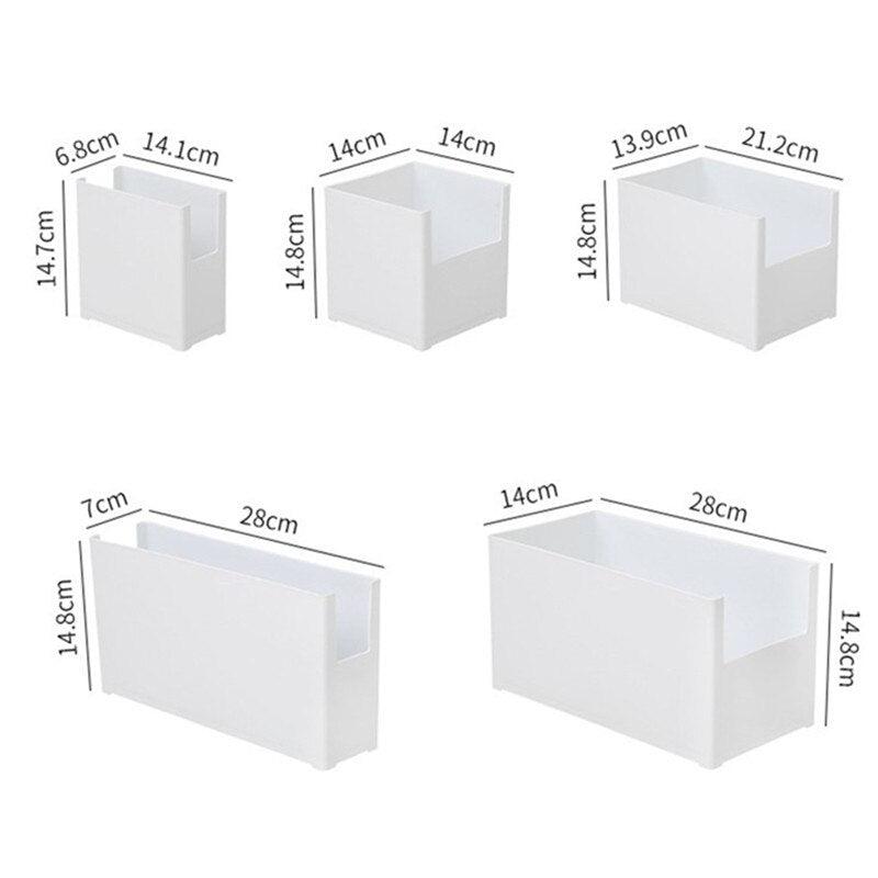 Kitchen Storage Plastic Box Drawer Cabinet Cupboard Tableware Spice Organizer Bathroom Desktop Snack Cosmetic Case Containers - Lily Depot