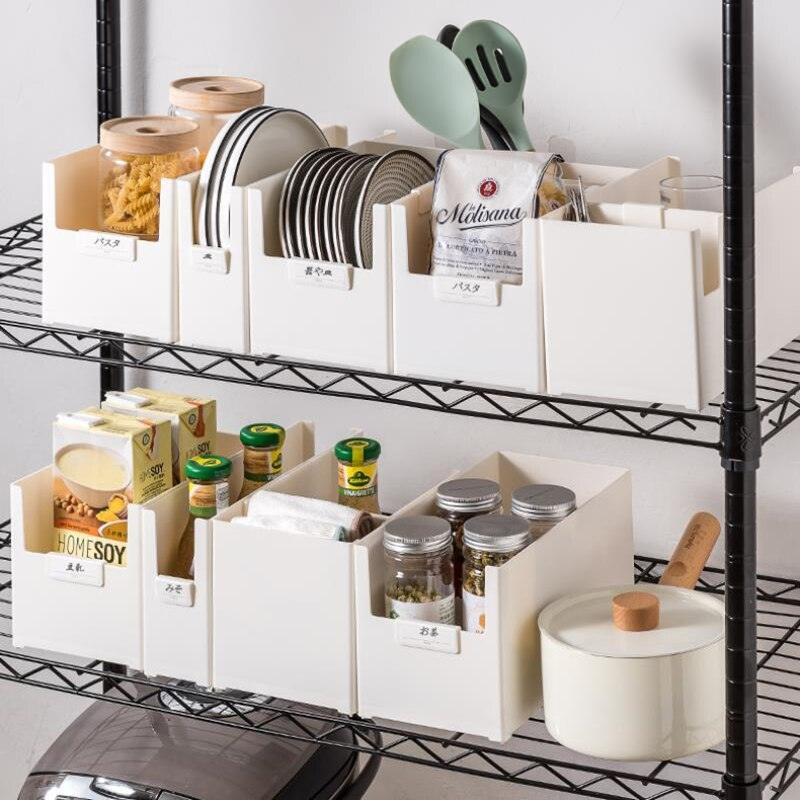 Kitchen Storage Plastic Box Drawer Cabinet Cupboard Tableware Spice Organizer Bathroom Desktop Snack Cosmetic Case Containers - Lily Depot