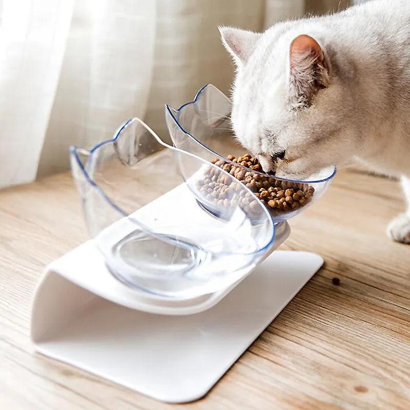 Non-Slip Double Cat Bowl Dog Bowl With Stand Pet Feeding Cat Water Bowl For Cats Food Pet Bowls For Dogs Feeder Product Supplies - Lily Depot