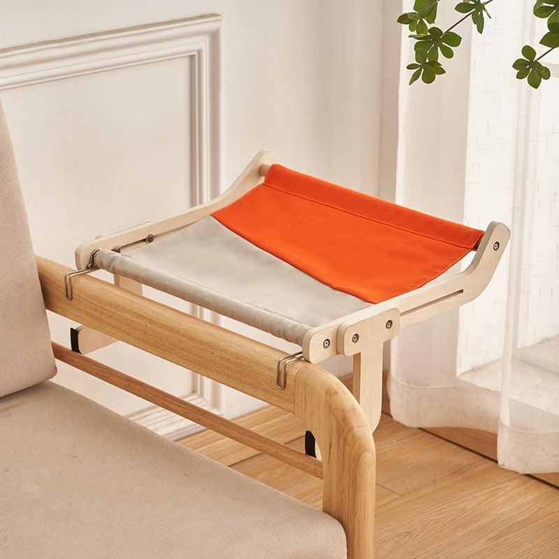 Hanging Cat Bed Window Hammock Sofa House Furniture Kitten Indoor Washable Removable Seat Wooden Sleeping Bed Perch Shelves - Lily Depot